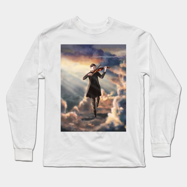 Viktor Hargreeves - In The Clouds Long Sleeve T-Shirt by brainbag